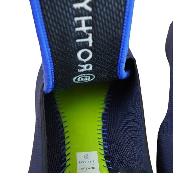 Rothys The Loafer Classic Navy Knit Size 11.5W EU 42.5 Slip-On Flats - Picture 6 of 6